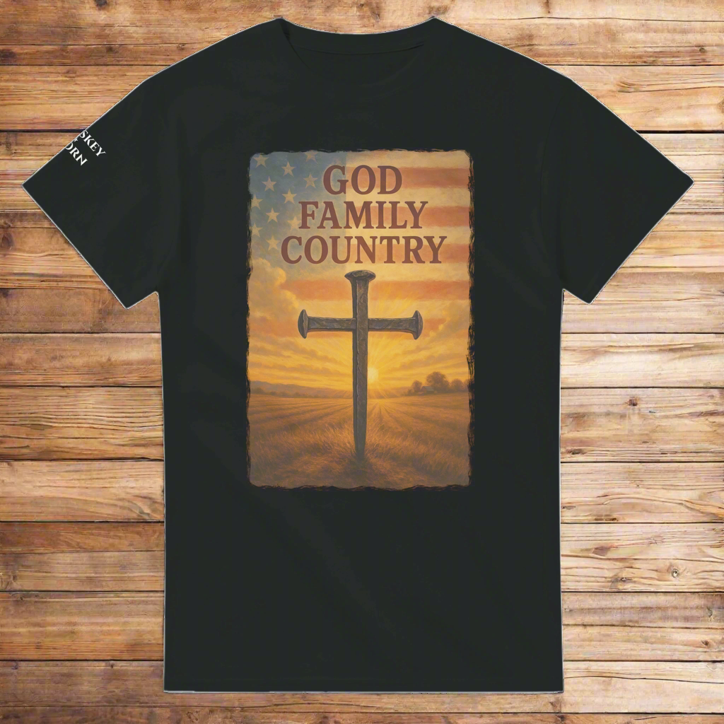 God. Family. County.
