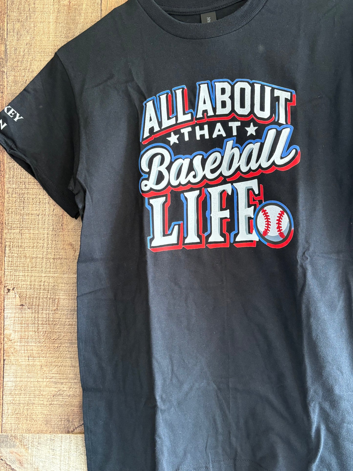 All About That Baseball Life Baseball Tee | Youth