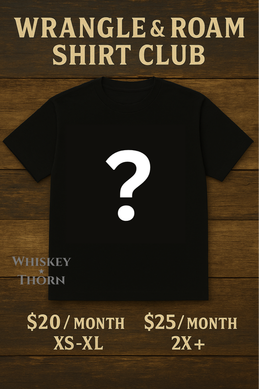 Wrangle & Roam Shirt Club – Monthly Subscription