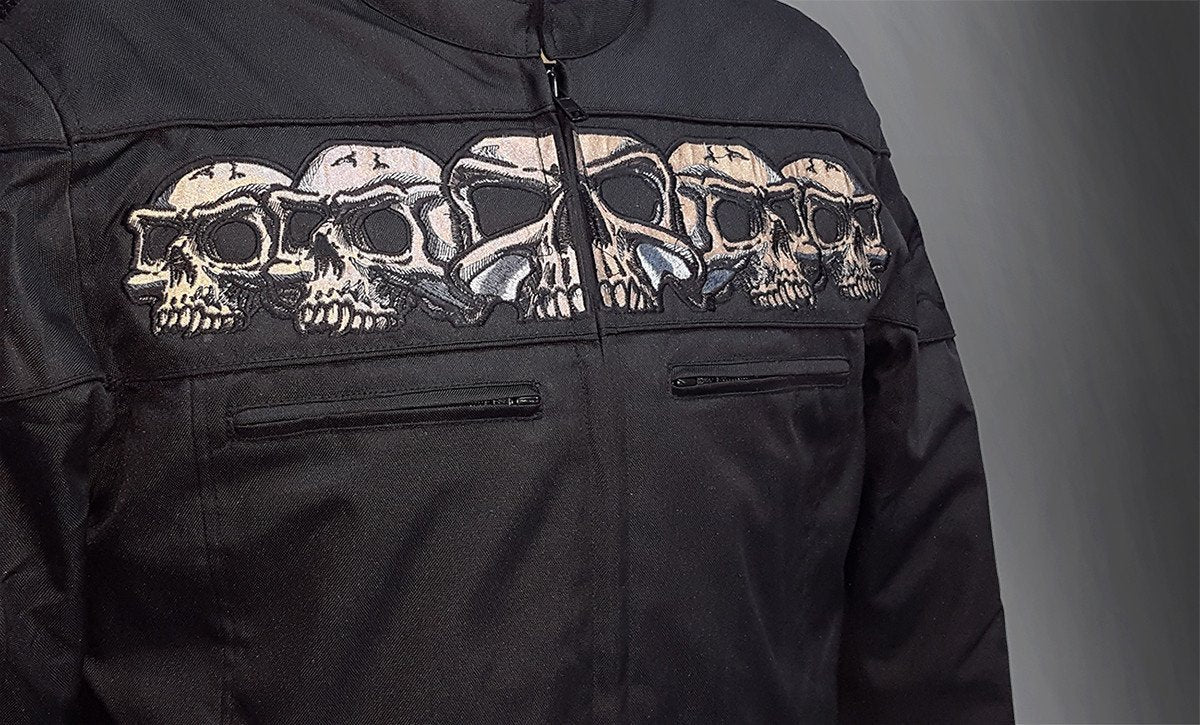 Immortal - Men's Codura Reflective Skull Jacket