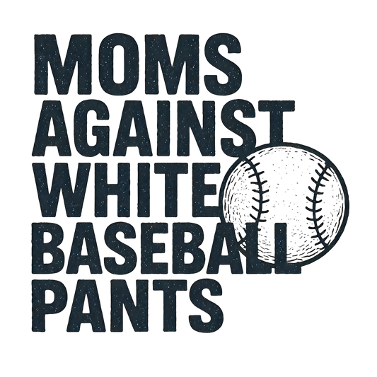 Moms against White Baseball Pants Tshirt | Unisex