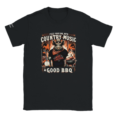 “Feed Your Soul” Country Music & BBQ T-Shirt (Jeff Martin Collab)