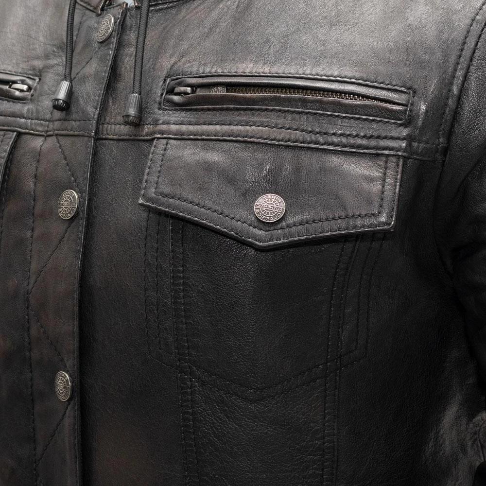 Combo - Men's Leather Motorcycle Jacket