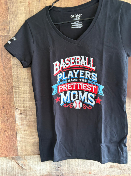 Baseball Moms | V-Neck Tee