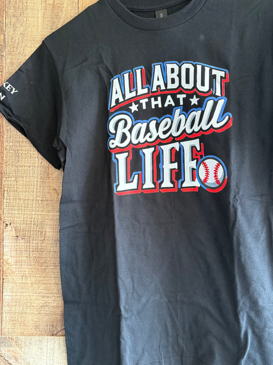 All About That Baseball Life Baseball Tee | Youth