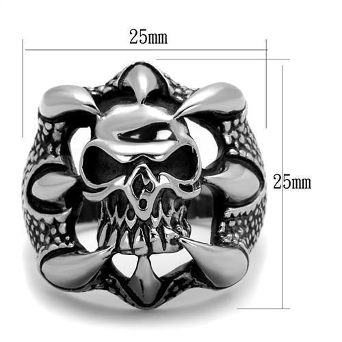 Men Stainless Steel No Stone Rings TK1930