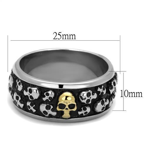 Men Stainless Steel No Stone Rings TK2235