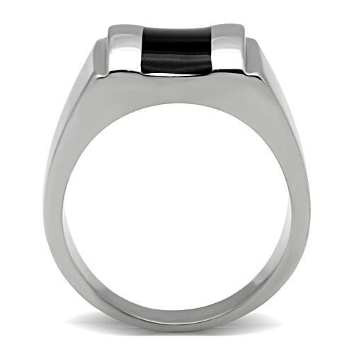 Men Stainless Steel Epoxy Rings TK326