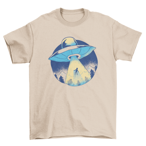 Alien abduction t-shirt