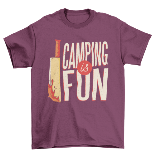 Camping Horror T-shirt