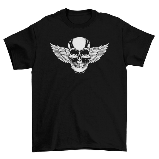 Winged skull t-shirt