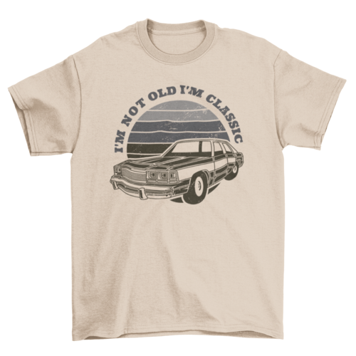 Vintage car transport t-shirt