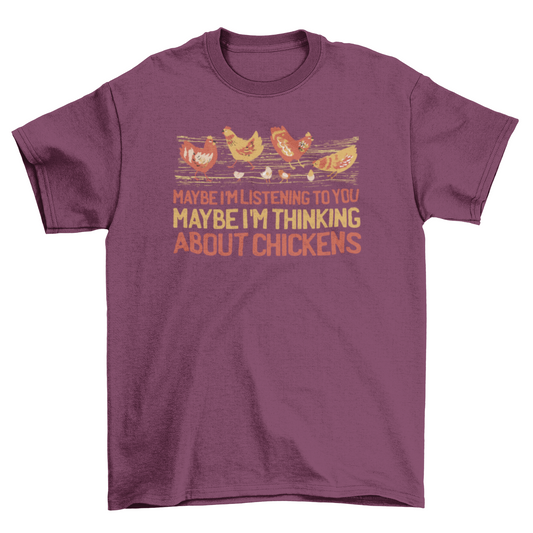 Chicken farm animals t-shirt