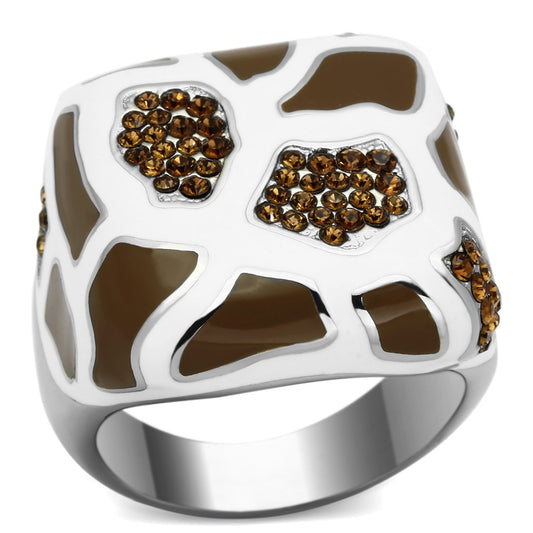 Stainless Steel Ring animal print