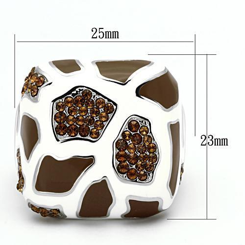 Stainless Steel Ring animal print